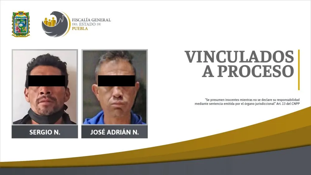 Vinculados a proceso por robo agravado en la capital poblana