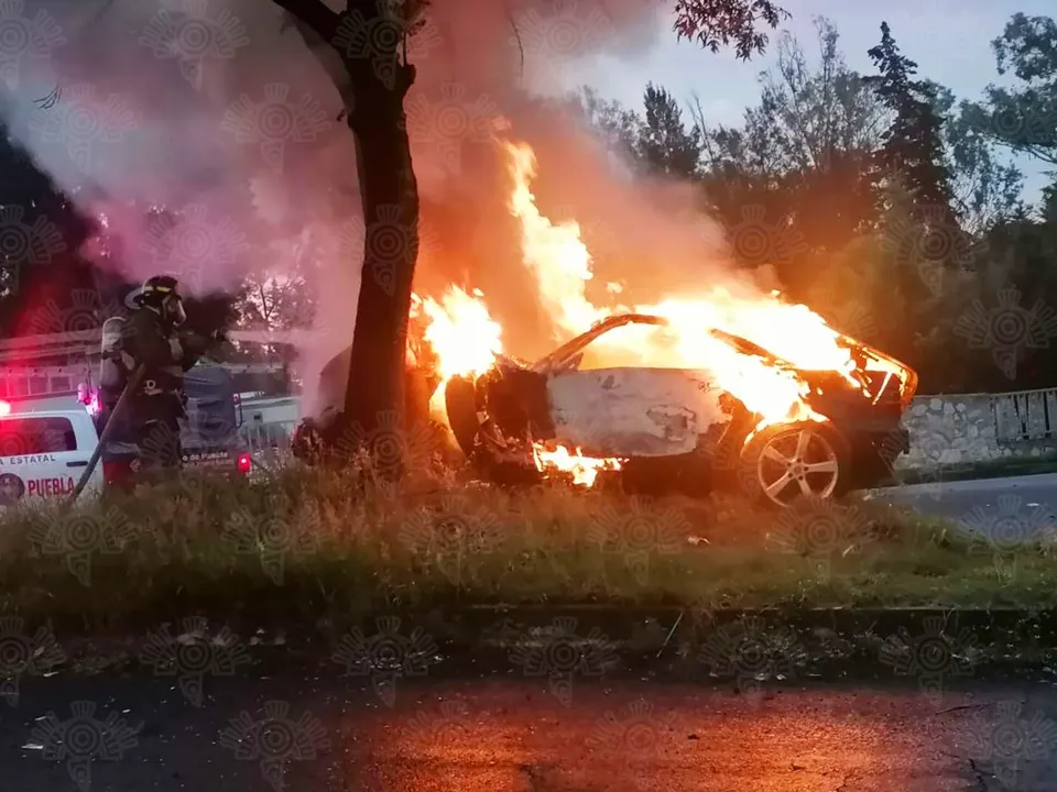 Incendio automóvil
