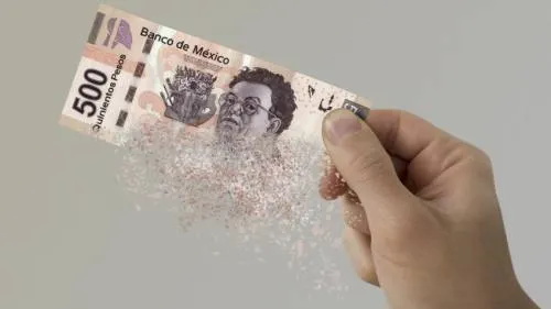 El peso pierde tras la publicación del dato del PIB de Estados Unidos
