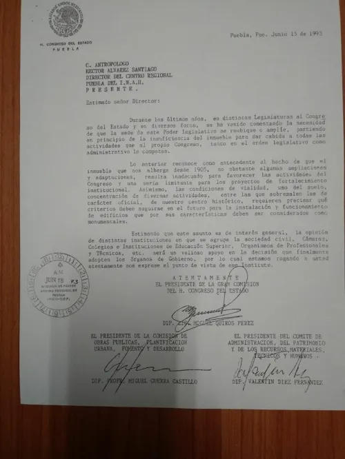 Nueva Sede del Congreso de Puebla, un Pendiente de 26 Años
