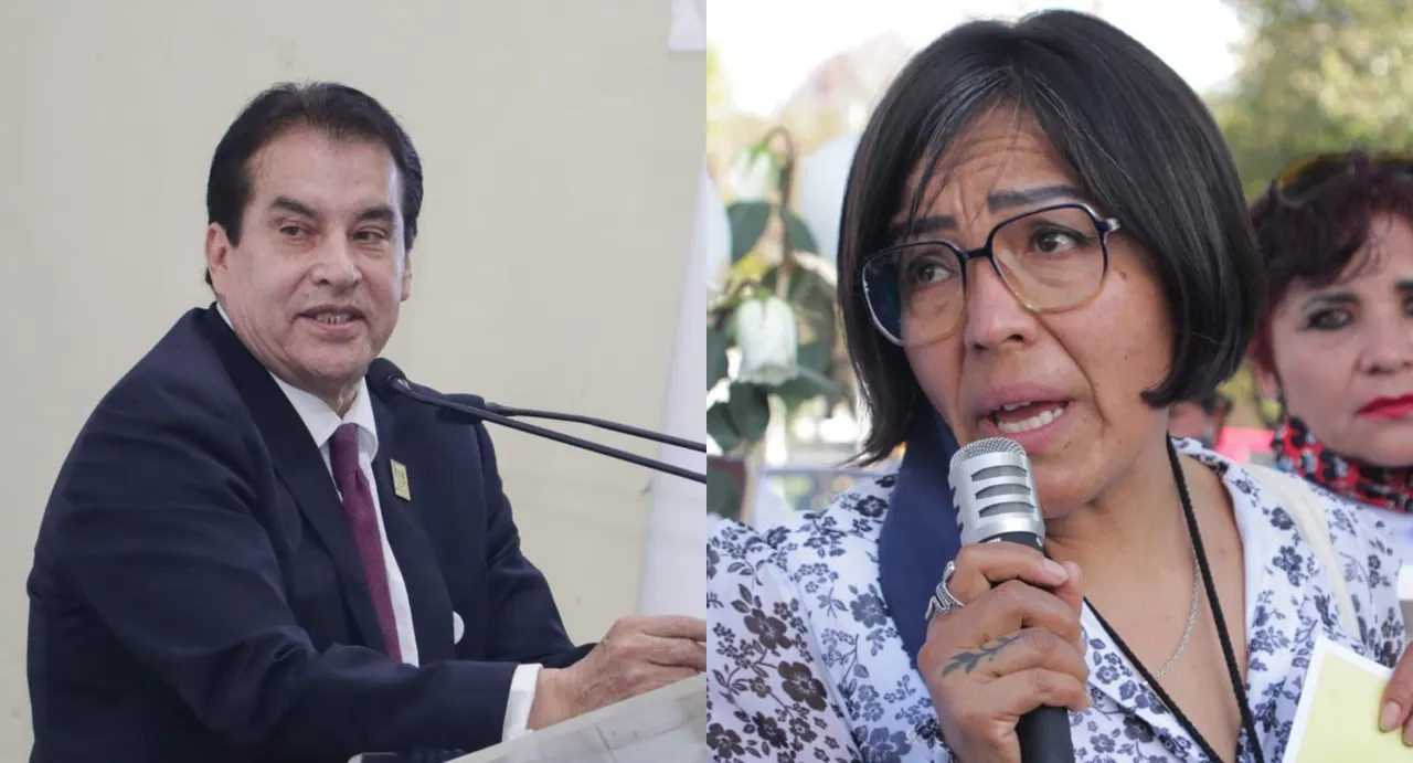 Félix Cerezo Vélez y María Luisa Núñez Barojas, fundadora del colectivo Voz de los Desaparecidos