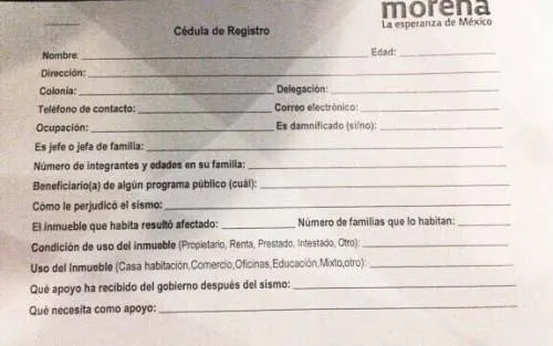 La ruindad de MORENA con los damnificados del sismo en Puebla