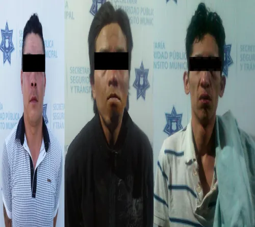 En acciones distintas, detiene SSPTM a tres personas por robo a transeúnte
