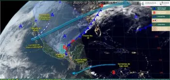 Febrero llega con el frente frío número 25 pegando en varios estados del país