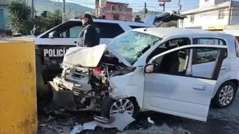 Se registra fatal accidente en Amozoc, un hombre murió tras el impacto