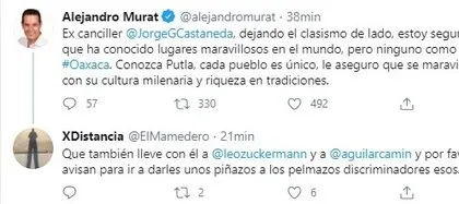 Twitts Murat (Foto: Twitter@alejandromurat)