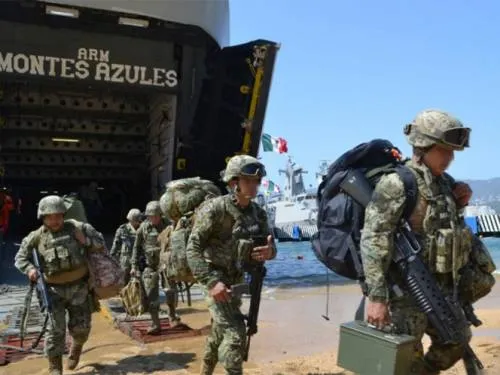 Arriban más de 150 marinos a Acapulco para reforzar seguridad