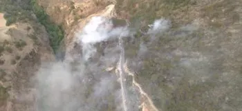 Continúan las acciones para sofocar el incendio forestal en Zoyatitla, Tetela de Ocampo