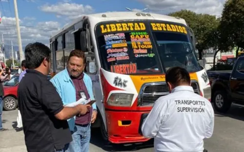 Realiza SMT operativo para detectar irregularidades en el transporte público