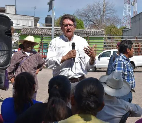 Supervisa SEDESOL Puebla la entrega del Programa de Empleo Temporal Inmediato en Huehuetlán El Chico