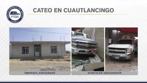 En cateo Fiscalía Puebla recuperó dos pipas de gas robadas.