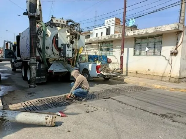 Gobierno de Cholula continúa con trabajos preventivos por la temporada de lluvias