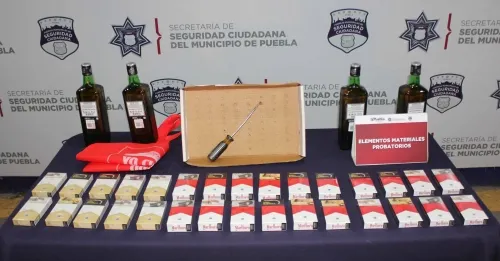 Exitosamente, detuvo policía municipal de Puebla a probable asaltante de tienda Oxxo
