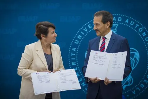 BUAP firma convenio con el Instituto Francés de América Latina