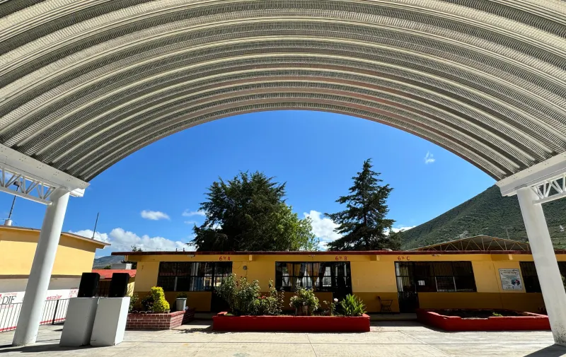 Gobernador de Puebla inaugura techado de la escuela primaria “Unión y Progreso”