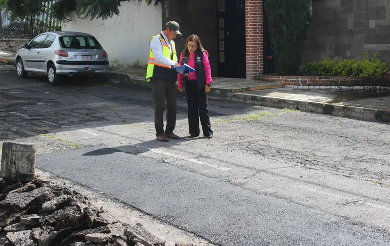 Supervisa Contraloría Municipal trabajos de bacheo por diferentes vialidades de la ciudad