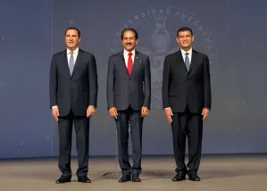 RMV acompaña al rector de la BUAP durante su segundo informe de labores