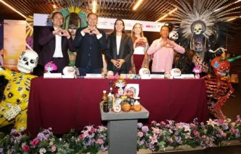 Puebla es el latido de México: Armenta presenta en CDMX la 6ª edición del Festival “Entre Vivos y Muertos”