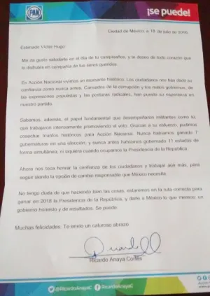 Anaya, en campaña entre militantes