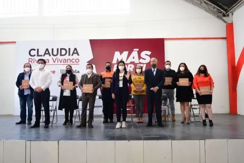 Rivera Vivanco reafirma la confianza ciudadana rindiendo cuentas en más Juntas Auxiliares