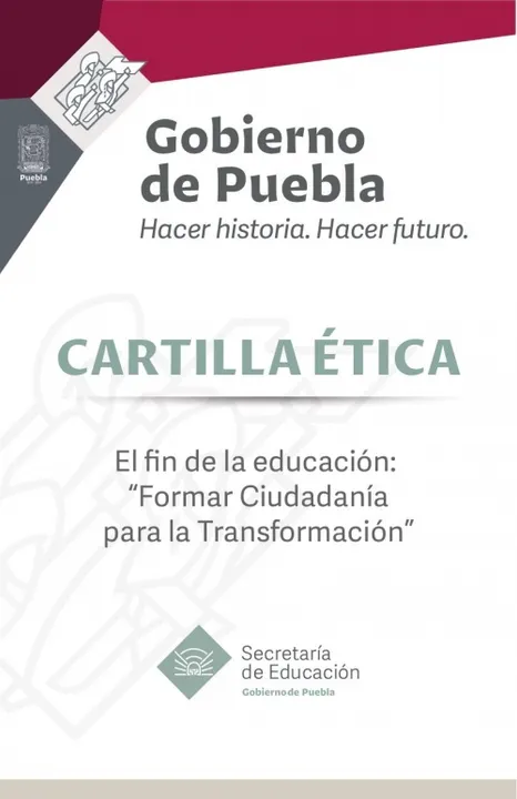 Distribuirán Cartilla Ética en planteles educativos de Puebla