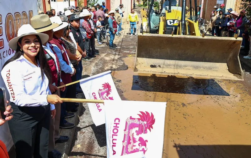 San Pedro Cholula inicia obras de rehabilitación en Santiago Momoxpan y San Diego Cuachayotla