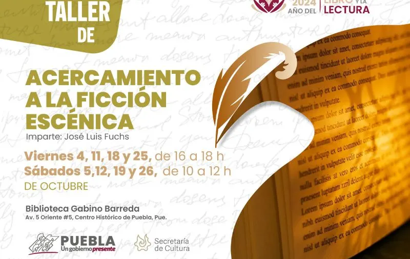Biblioteca Gabino Barrera, sede de talleres de escritura gratuitos: Secretaría de Cultura