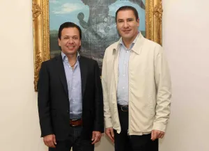 Moreno Valle se reúne con el alcalde de Zapopan, Jesús Lemus