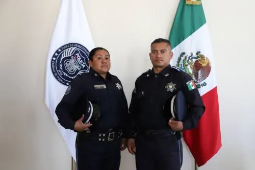 Rescataron Policías Municipales de Puebla a hombre que pretendió atentar contra su vida