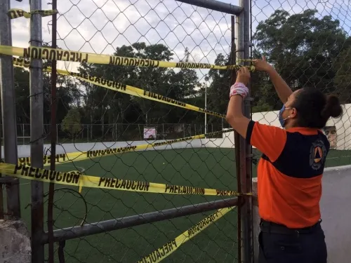 10 espacios deportivos han sido dañados por futbolistas