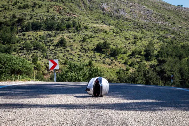 Accidente vial en carretera