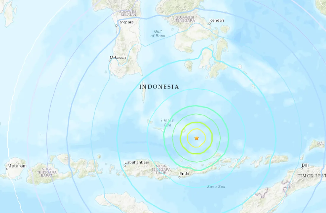 Terremoto magnitud 7.3 sacude a Indonesia y alertan por tsunami