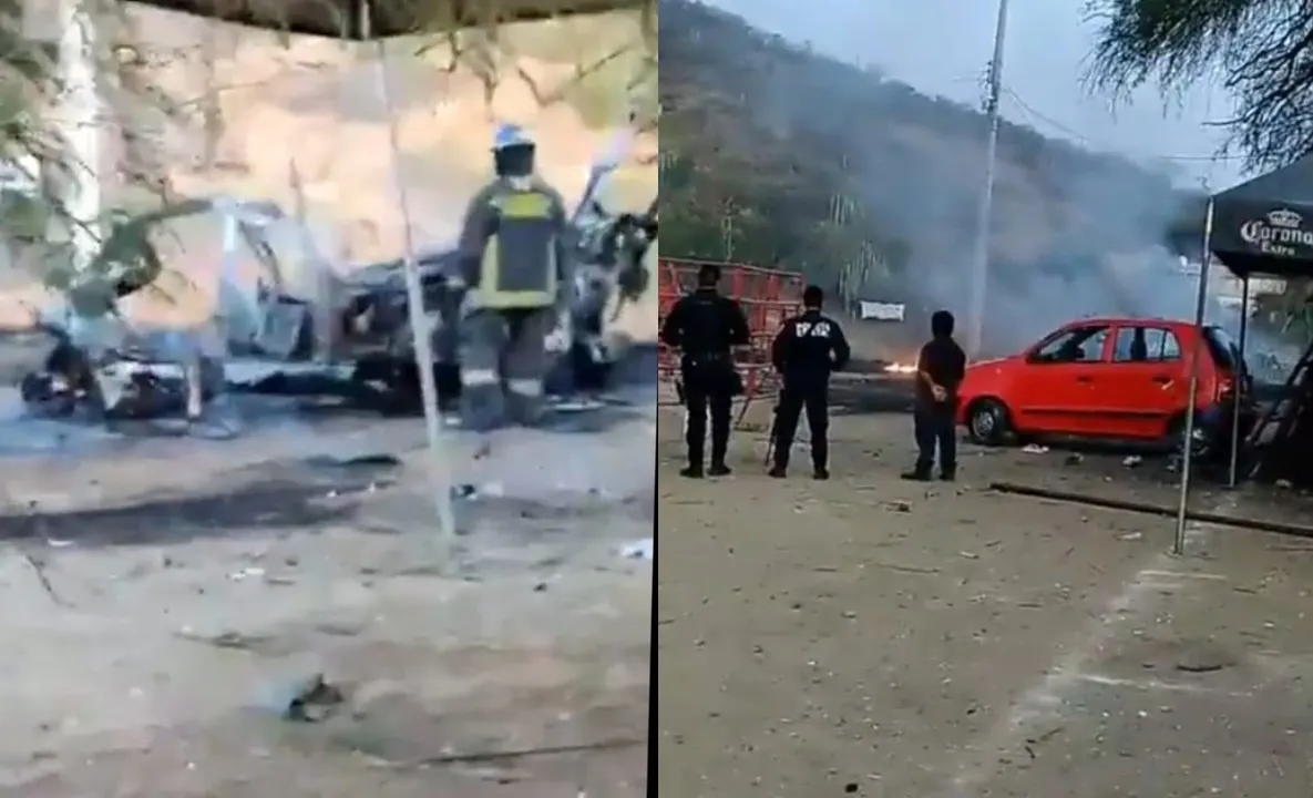 Explosión de pirotecnia en Chinantla