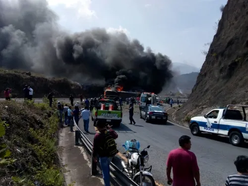 Víctimas de accidente en la Puebla-Orizaba eran peregrinos; suman 21 muertos