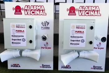 Gobierno estatal ha colocado mil 300 alarmas vecinales en Puebla capital y 200 más en municipios conurbados