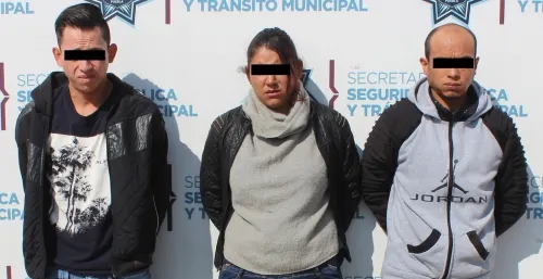 Detuvo SSC de Puebla a tres probables asaltantes de transporte público