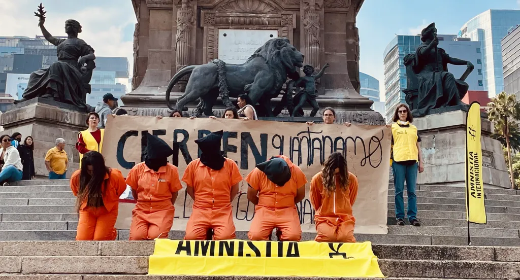 Activistas de Amnistía Internacional