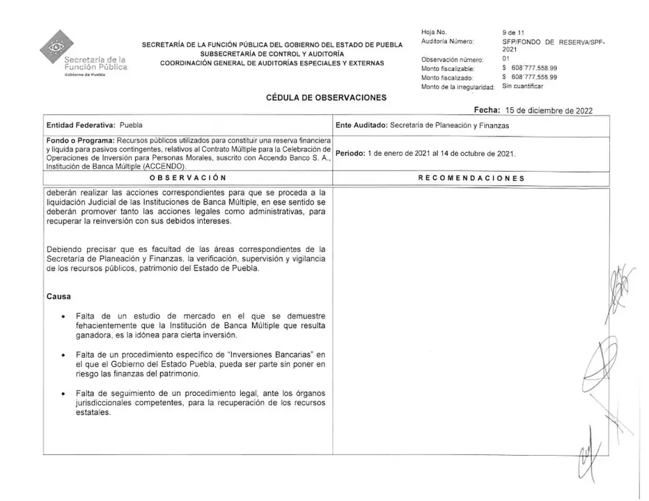 El Caso Accendo: las revelaciones de la auditoría
