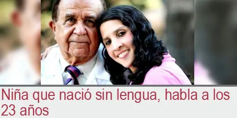 Niña que nació sin lengua, habla a los 23 años