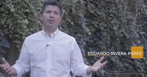 Con video en redes sociales, Eduardo Rivera inicia su campaña a la presidencia municipal