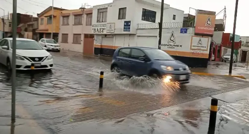 Tromba azota zona metropolitana de Puebla