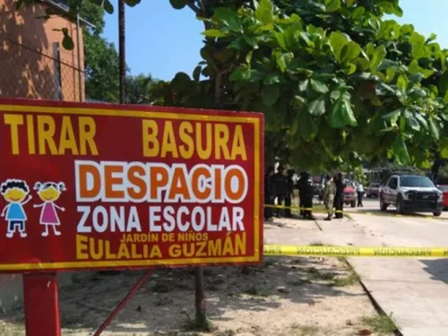Sicario causa terror en jardín de niños de Veracruz