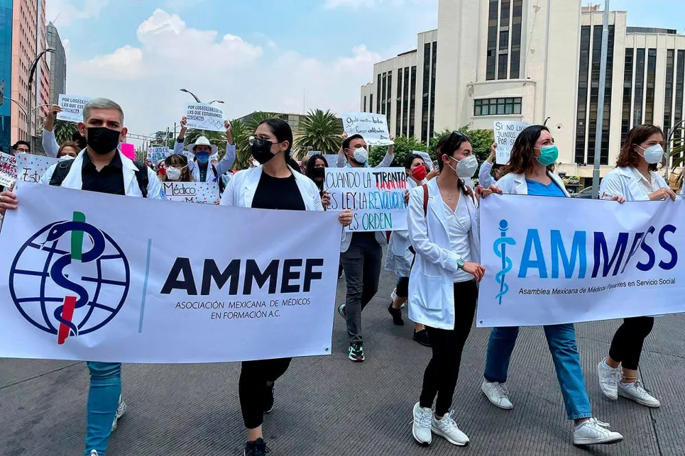 Medicos Pasantes Marcha Cdmx