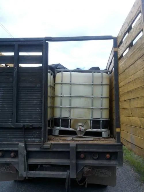 Recupero SSP cinco camionetas que transportaban hidrocarburo robado