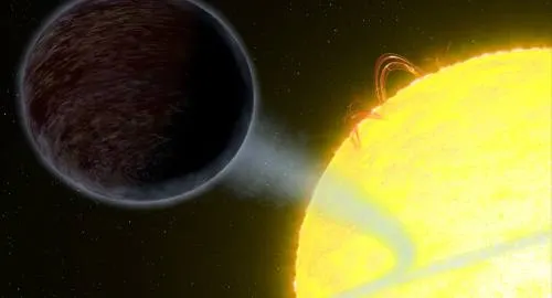 un planeta oscuro que “devora” la luz