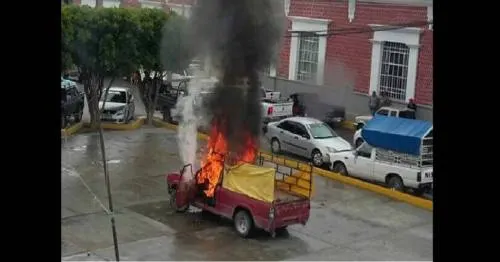 Linchan a ladrón de bicicletas en Los Reyes de Juárez
