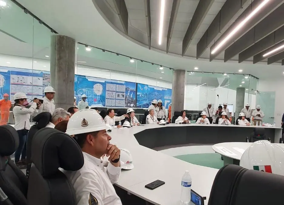 Se fortalece soberanía energética con la refinería Olmeca , logro de AMLO: SENER