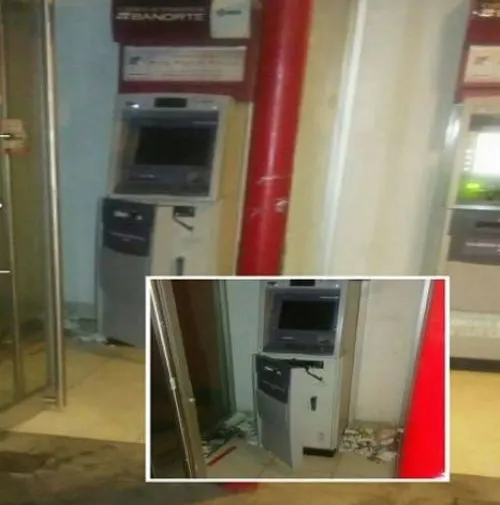Intentan robar cajero automático en la colonia San José Los Pinos