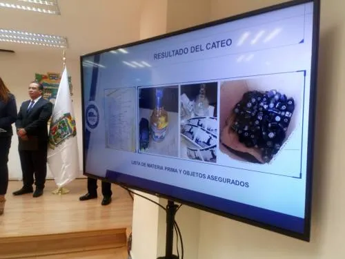 FGE desmantela laboratorio de tequila adulterado y esclarece 4 crímenes y un plagio