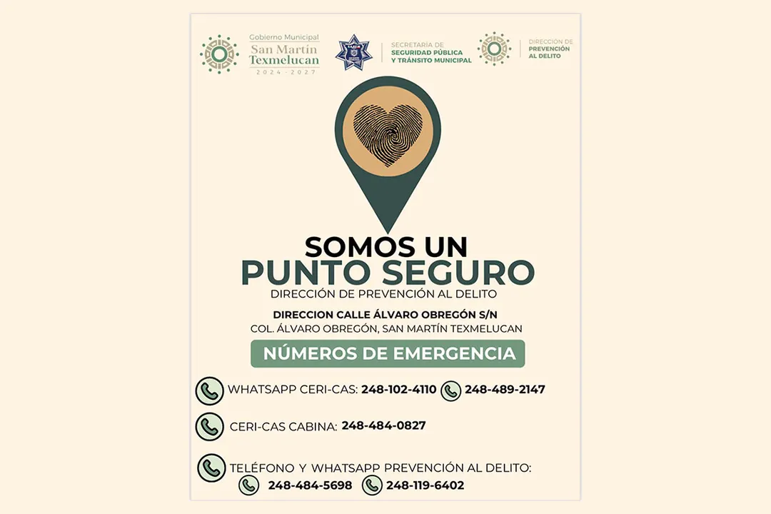 Texmelucan Programa Puntos Seguros